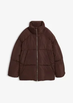 bonprix Jacken & Mäntel|Nachhaltigere Materialien^Puffer-Jacket dunkelbraun