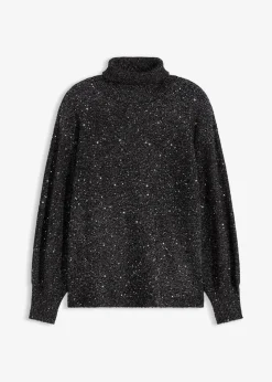 bonprix Bekleidung·Umstandsmode|Pullover & Strickjacken^Pullover schwarz