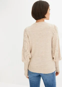 bonprix Bekleidung·Umstandsmode|Strickmode^Pullover beige