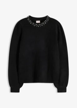 bonprix Bekleidung·Umstandsmode|Strickmode^Pullover schwarz
