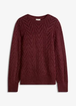 bonprix Bekleidung·Umstandsmode|Strickmode^Pullover weinrot