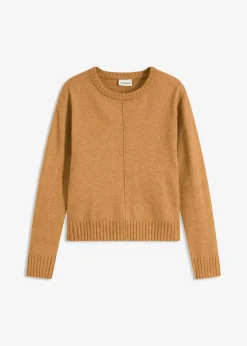 bonprix Pullover & Strickjacken|Bekleidung·Jeans^Pullover haselnuss