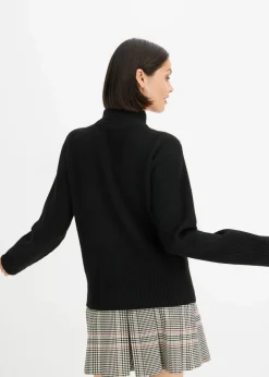 bonprix Pullover & Strickjacken|Strickmode^Pullover schwarz