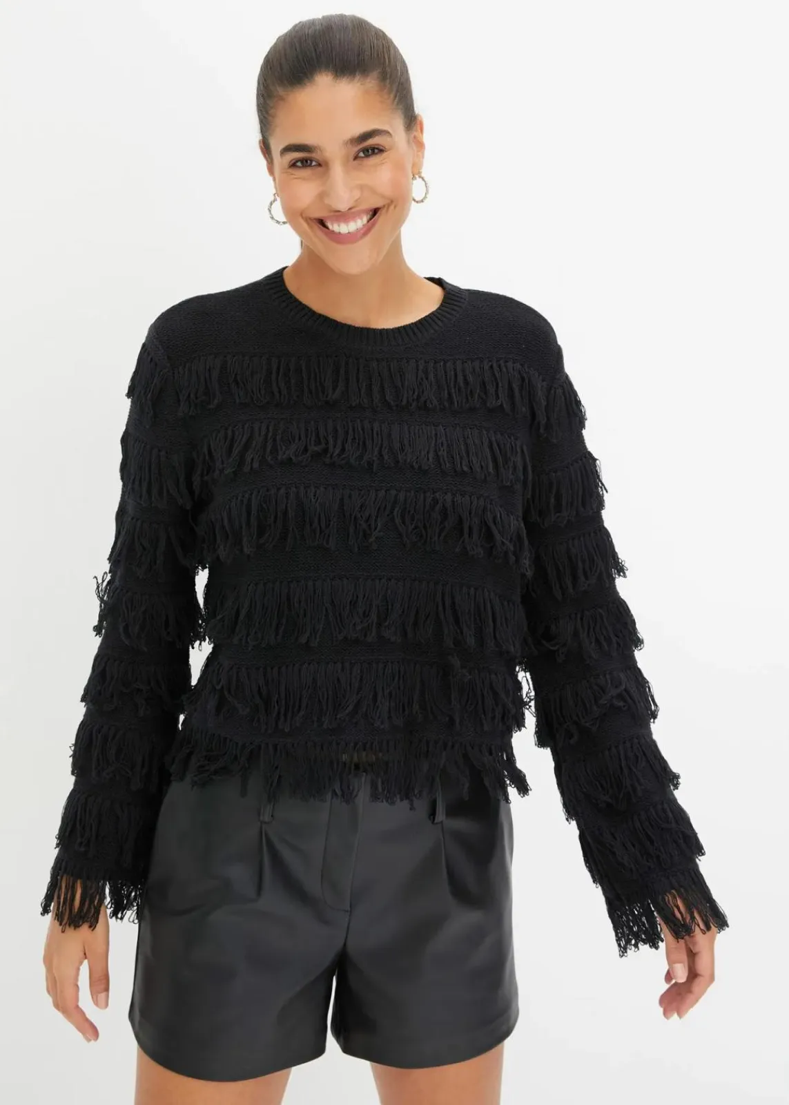 bonprix Bekleidung·Umstandsmode|Strickmode^Pullover schwarz