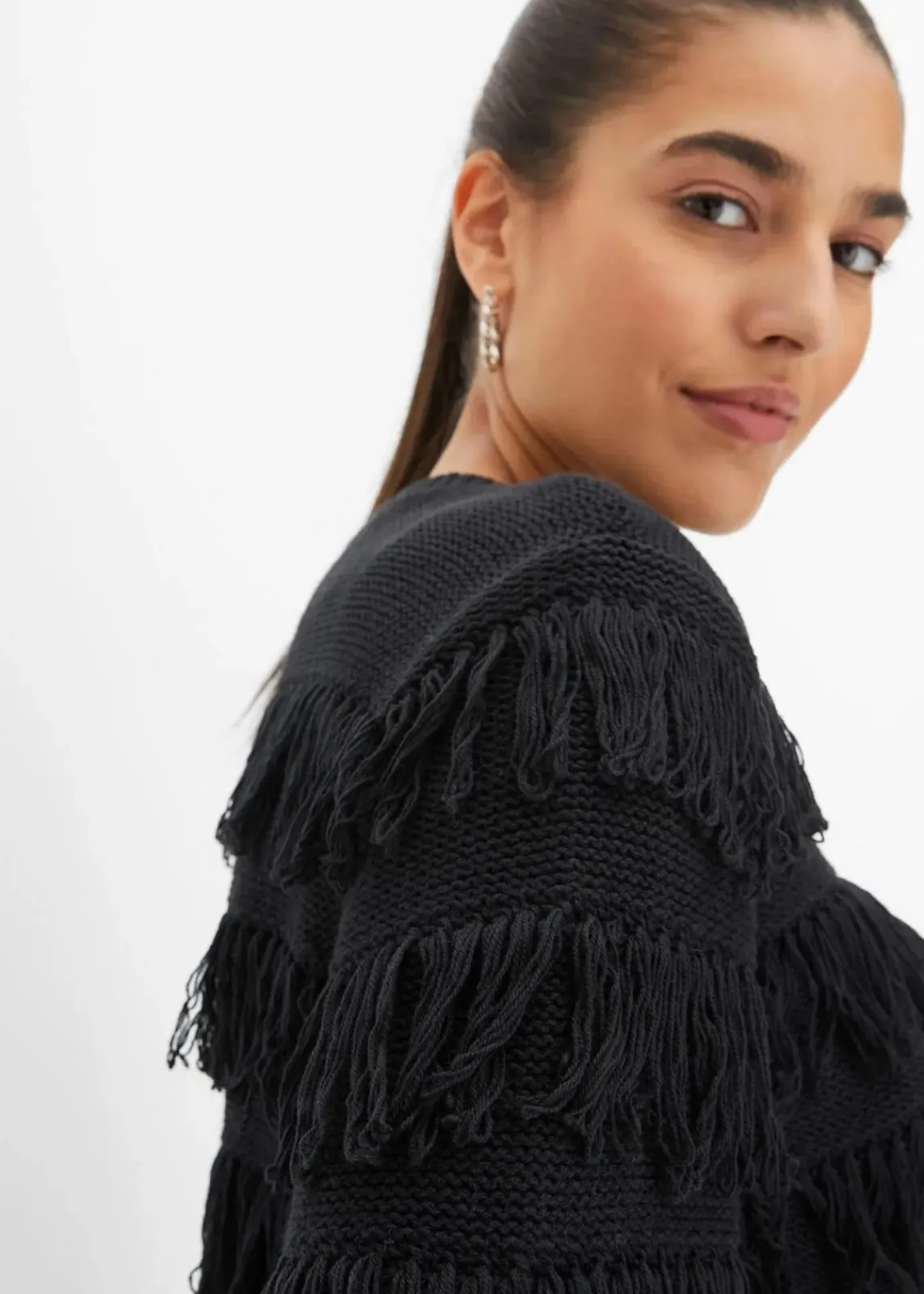 bonprix Bekleidung·Umstandsmode|Strickmode^Pullover schwarz