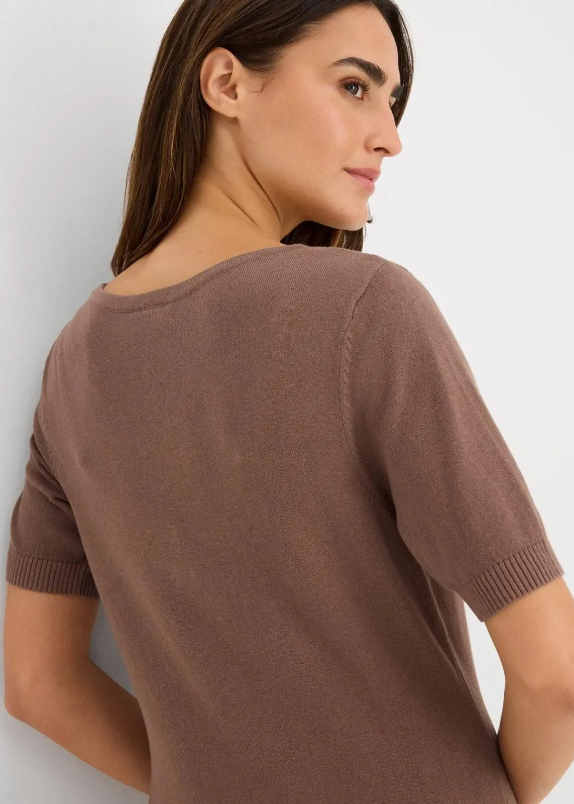 bonprix Bekleidung·Umstandsmode|Pullover & Strickjacken^Pullover lehmbraun