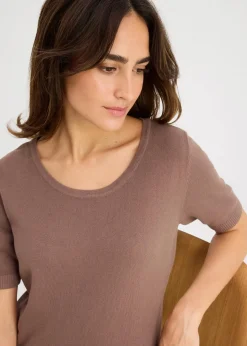 bonprix Bekleidung·Umstandsmode|Pullover & Strickjacken^Pullover lehmbraun