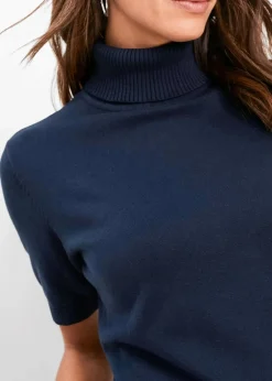 bonprix Pullover & Strickjacken|Basics^Pullover dunkelblau