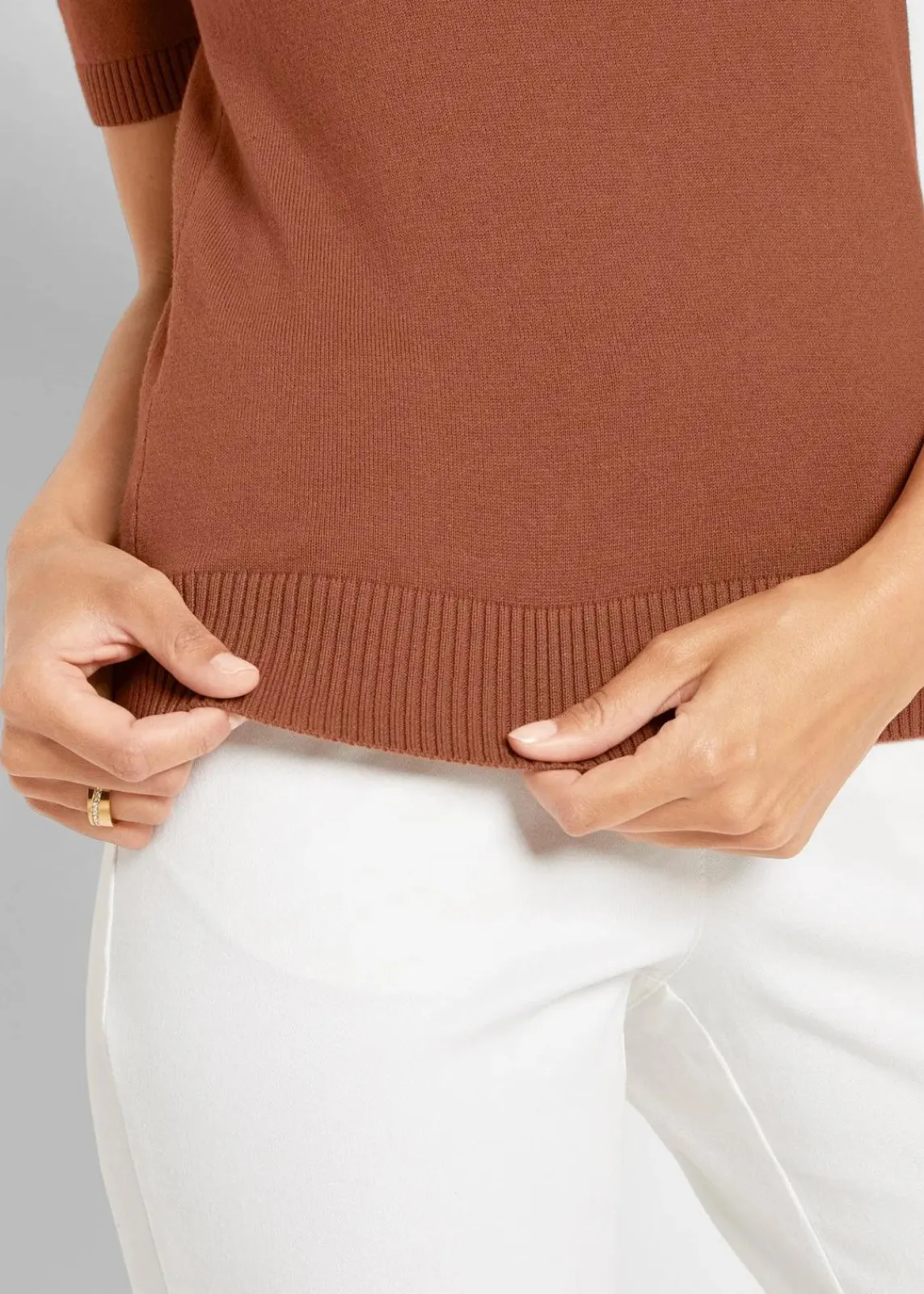 bonprix Pullover & Strickjacken|Basics^Pullover kastanienbraun
