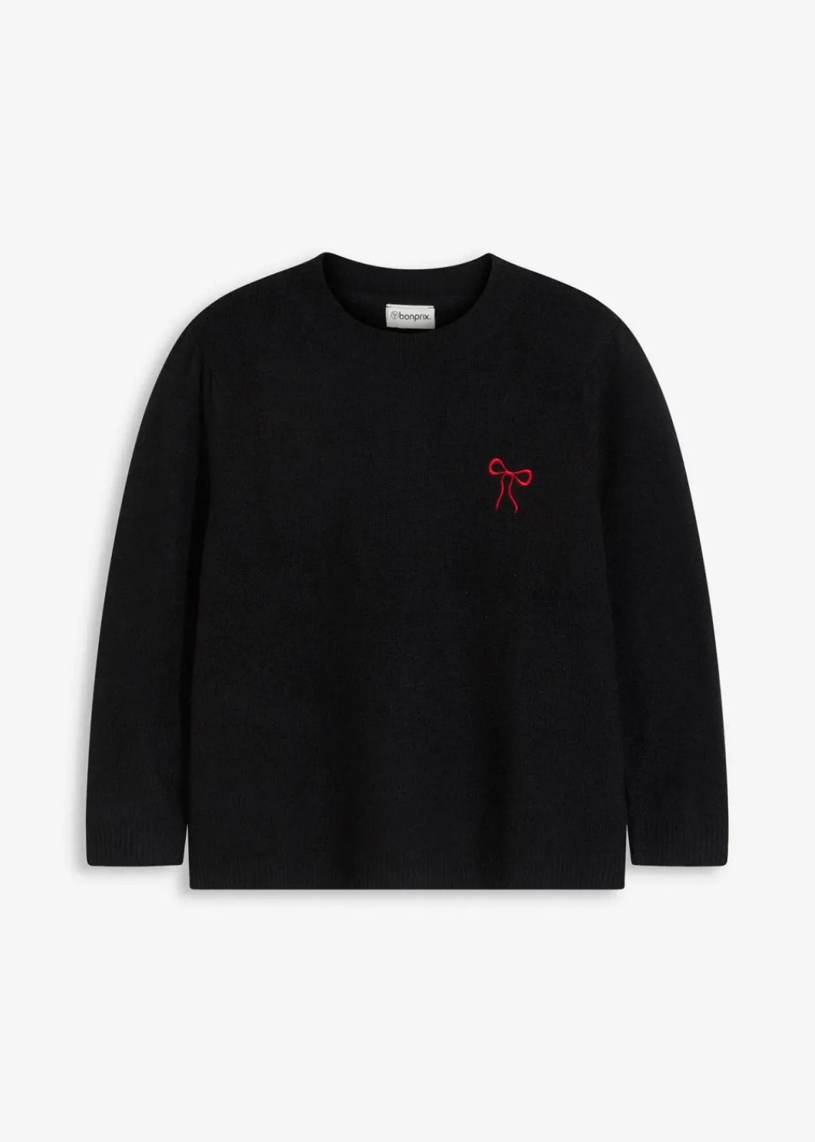 bonprix Pullover & Strickjacken|Strickmode^Pullover schwarz