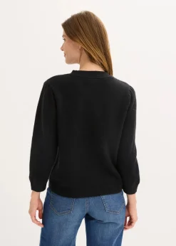 bonprix Pullover & Strickjacken|Strickmode^Pullover schwarz