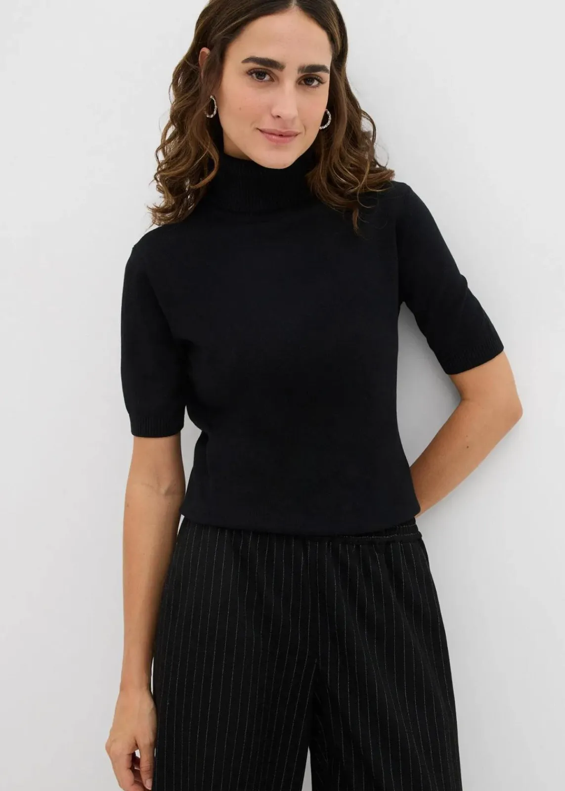 bonprix Bekleidung·Umstandsmode|Strickmode^Pullover schwarz
