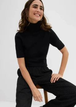 bonprix Bekleidung·Umstandsmode|Strickmode^Pullover schwarz