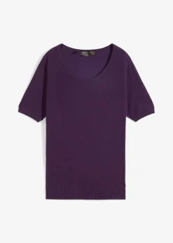 bonprix Pullover & Strickjacken|Basics^Pullover dunkellila