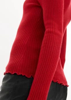 bonprix Pullover & Strickjacken|Bekleidung·Jeans^Pullover aus superfeiner Merinowolle chillirot