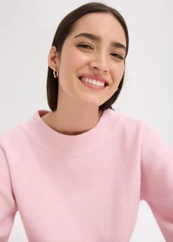 bonprix Bekleidung·Umstandsmode|Bekleidung·Jeans^Pullover mit Ballonärmeln kristallrosa