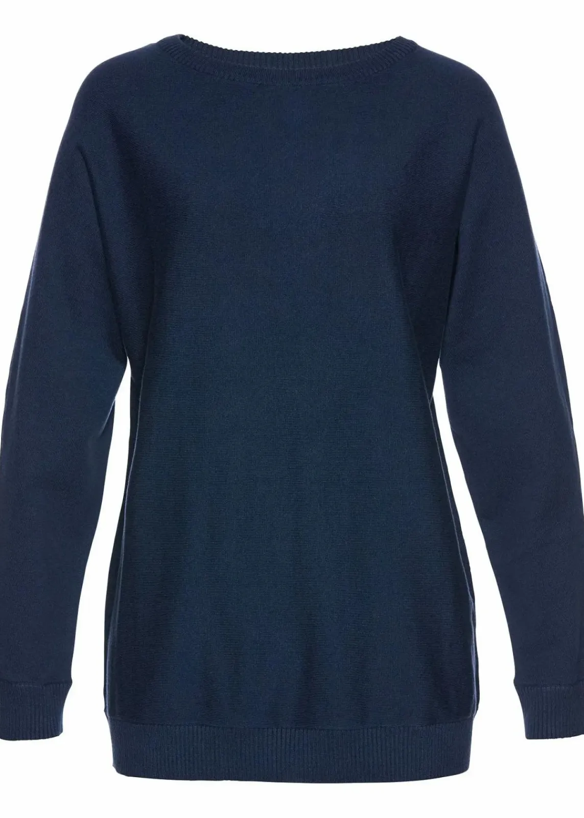 bonprix Strickmode|Pullover & Strickjacken^Pullover mit Fledermausärmeln dunkelblau