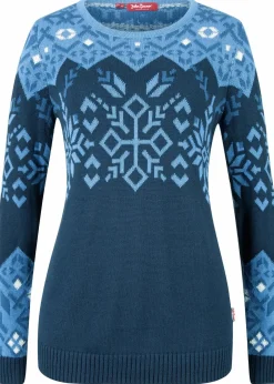 bonprix Bekleidung·Umstandsmode|Pullover & Strickjacken^Pullover mit Norwegermuster dunkelblau Norwegermuster