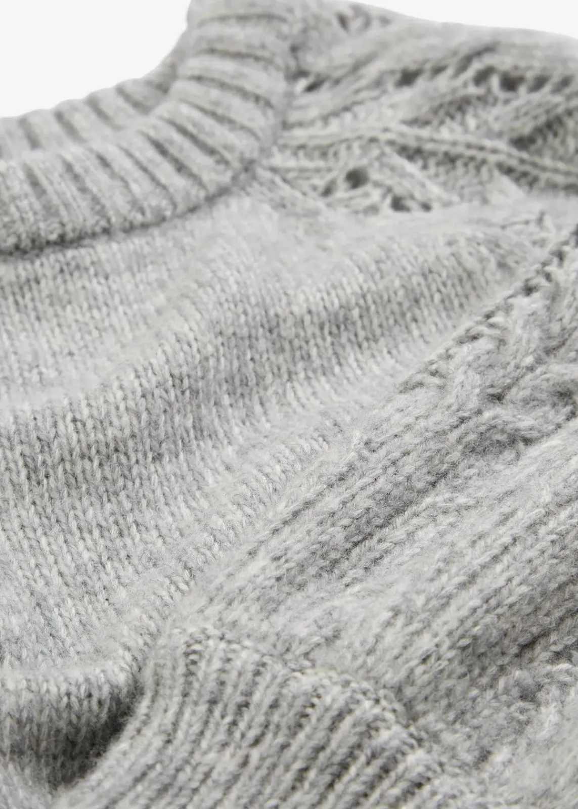 bonprix Bekleidung·Umstandsmode|Premium^Pullover mit Woll-Anteil hellgrau meliert