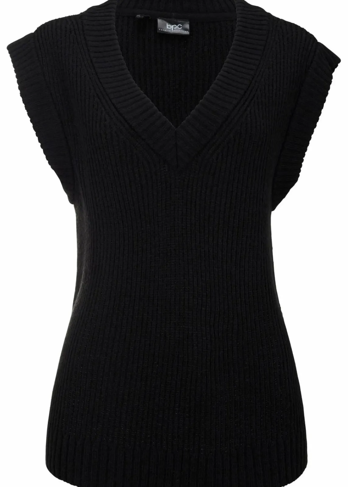 bonprix Bekleidung·Umstandsmode|Strickmode^Pullunder schwarz