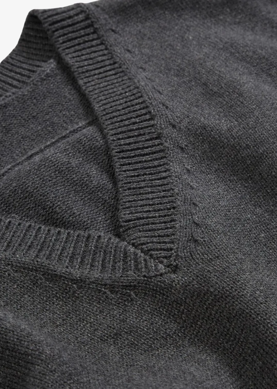 bonprix Bekleidung·Umstandsmode|Bekleidung·Jeans^Pullunder aus reiner Baumwolle anthrazit meliert