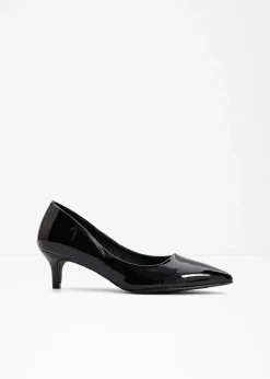 bonprix Pumps^Pumps in Lack-Optik schwarz