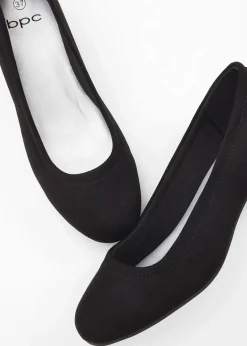 bonprix Pumps|Schuhe & Accessoires In Spezialgrößen·Schuhe In Übergröße^Pumps mit Blockabsatz schwarz