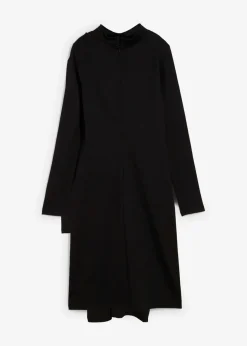 bonprix Bekleidung·Röcke|Bekleidung·Pullover & Strickjacken^Punto Di Roma Kleid mit Stehkragen schwarz