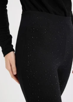 bonprix Bekleidung·Kleider|Hosen^Punto-Leggings schwarz