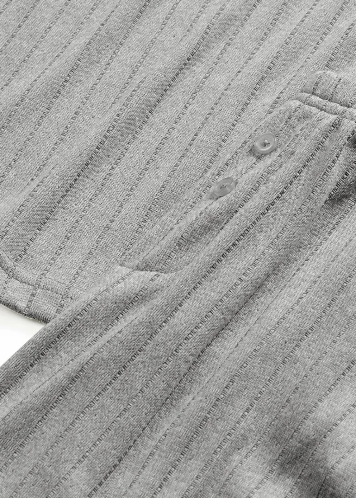 bonprix Wäsche·Nachtwäsche|Nachtwäsche^Pyjama aus weichem Pointelle-Jersey hellgrau meliert