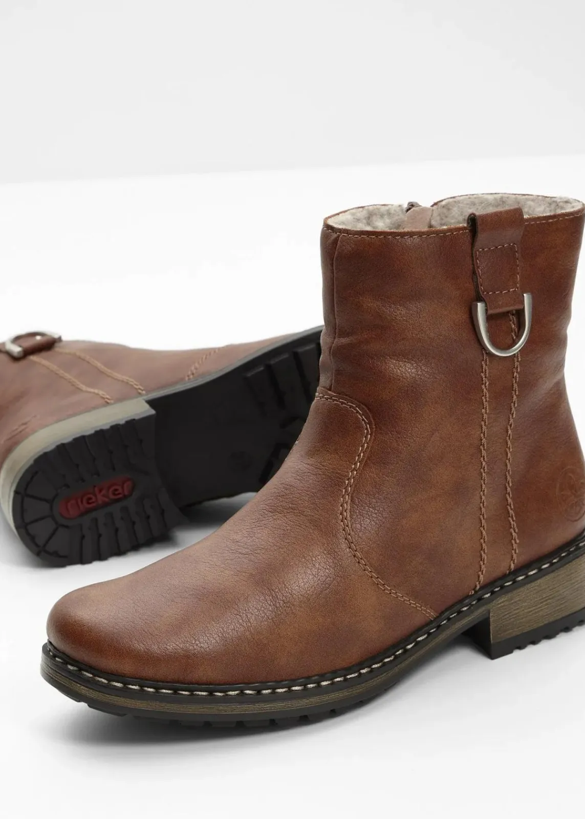 Rieker High Heels|Komfortschuhe^Boot cognac