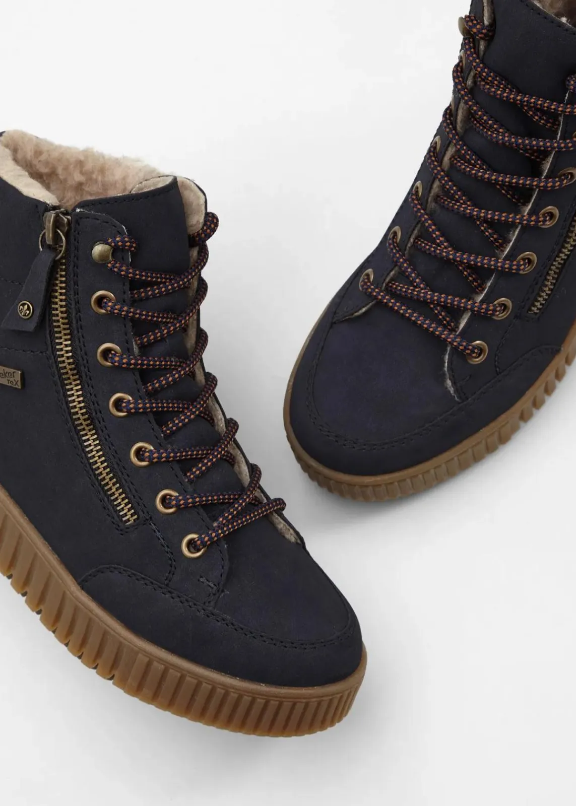 Rieker High Heels|Komfortschuhe^High-Top-Sneaker mit Tex-Membran dunkelblau