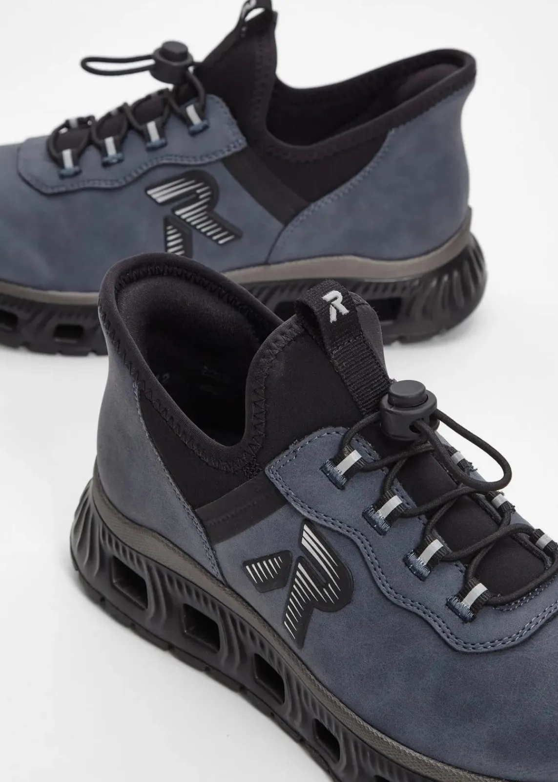 Rieker High Heels|Komfortschuhe^Komfort-Slip-In-Sneaker mit gepolsterter Innensohle dunkelblau
