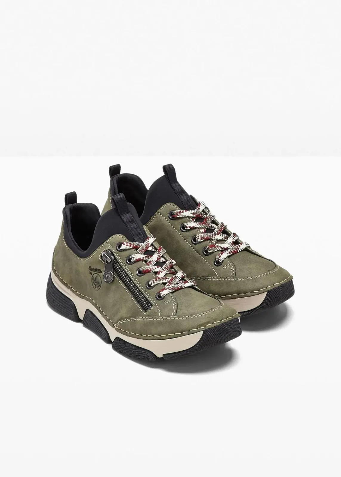 Rieker High Heels|Komfortschuhe^Komfort-Sneaker mit gepolsterter Innensohle khaki