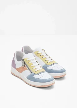 Rieker High Heels|Komfortschuhe^Komfort-Sneaker mit gepolsterter Innensohle weiß/bunt