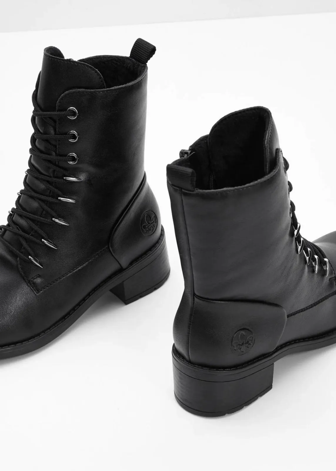 Rieker High Heels|Komfortschuhe^Schnür Boot schwarz