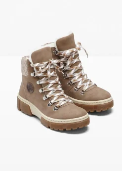 Rieker High Heels|Komfortschuhe^Schnür Boot taupe