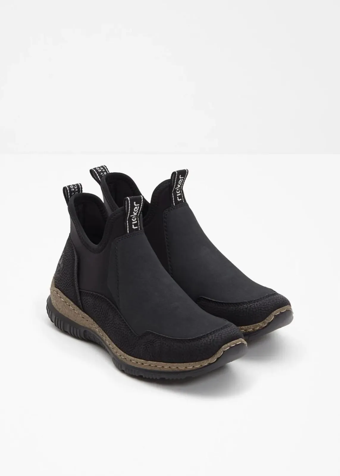 Rieker High Heels|Komfortschuhe^Slip-In-Sneaker schwarz
