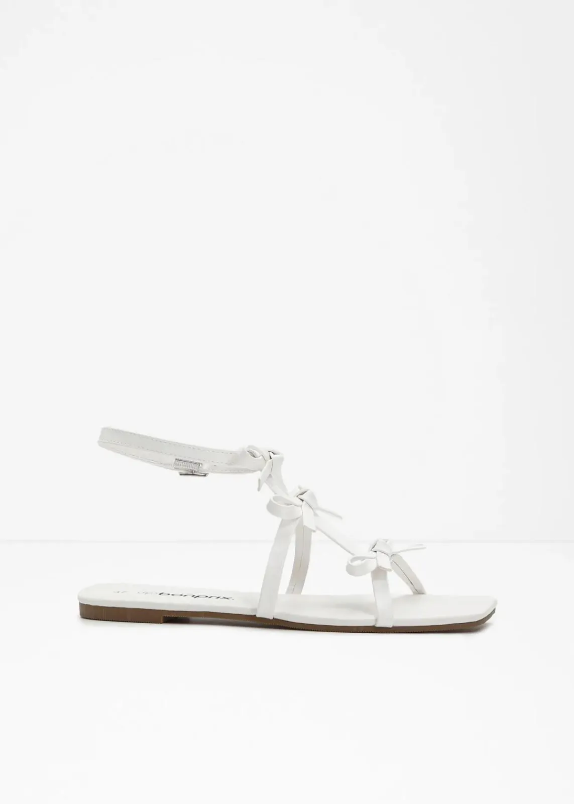 bonprix Sommerschuhe^Riemchensandalen weiß