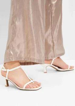 bonprix Sommerschuhe^Riemchensandaletten cremeweiß
