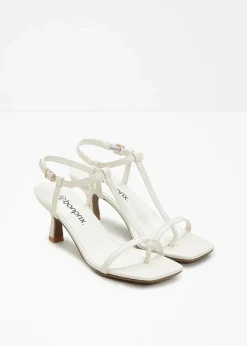 bonprix Sommerschuhe^Riemchensandaletten cremeweiß