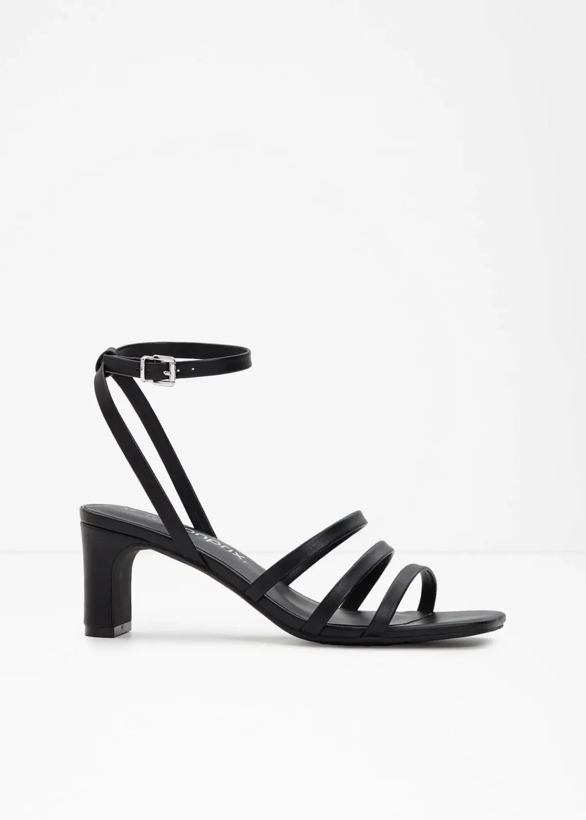 bonprix Sommerschuhe|Festliche Mode^Riemchensandaletten mit schmalem Absatz schwarz
