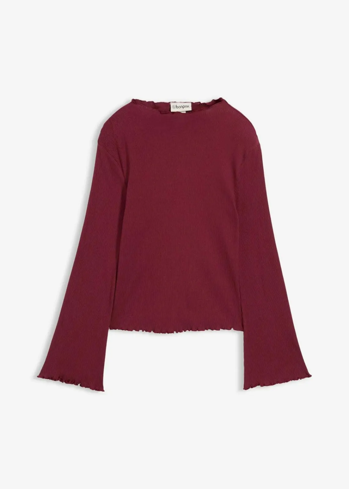 bonprix Shirts & Tops^Rippshirt aus reiner Baumwolle ahornrot