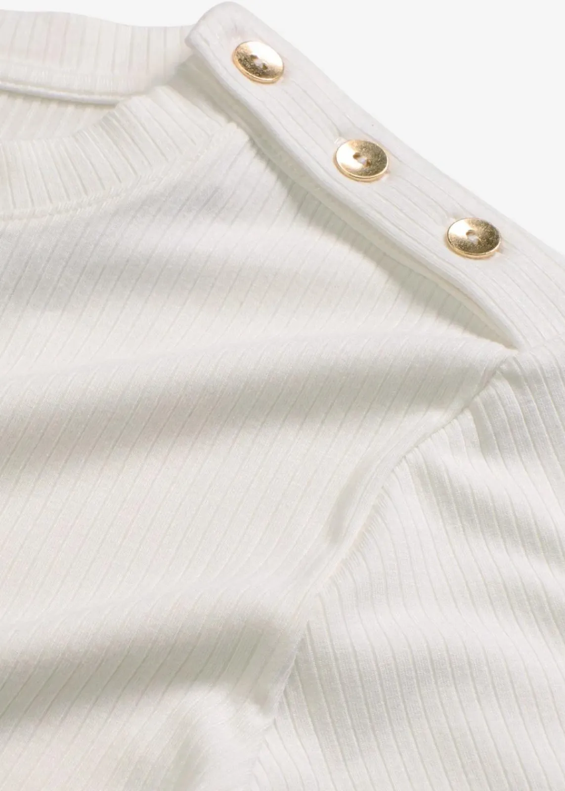 bonprix Shirts & Tops^Rippshirt aus softem Viskose-Mix wollweiß