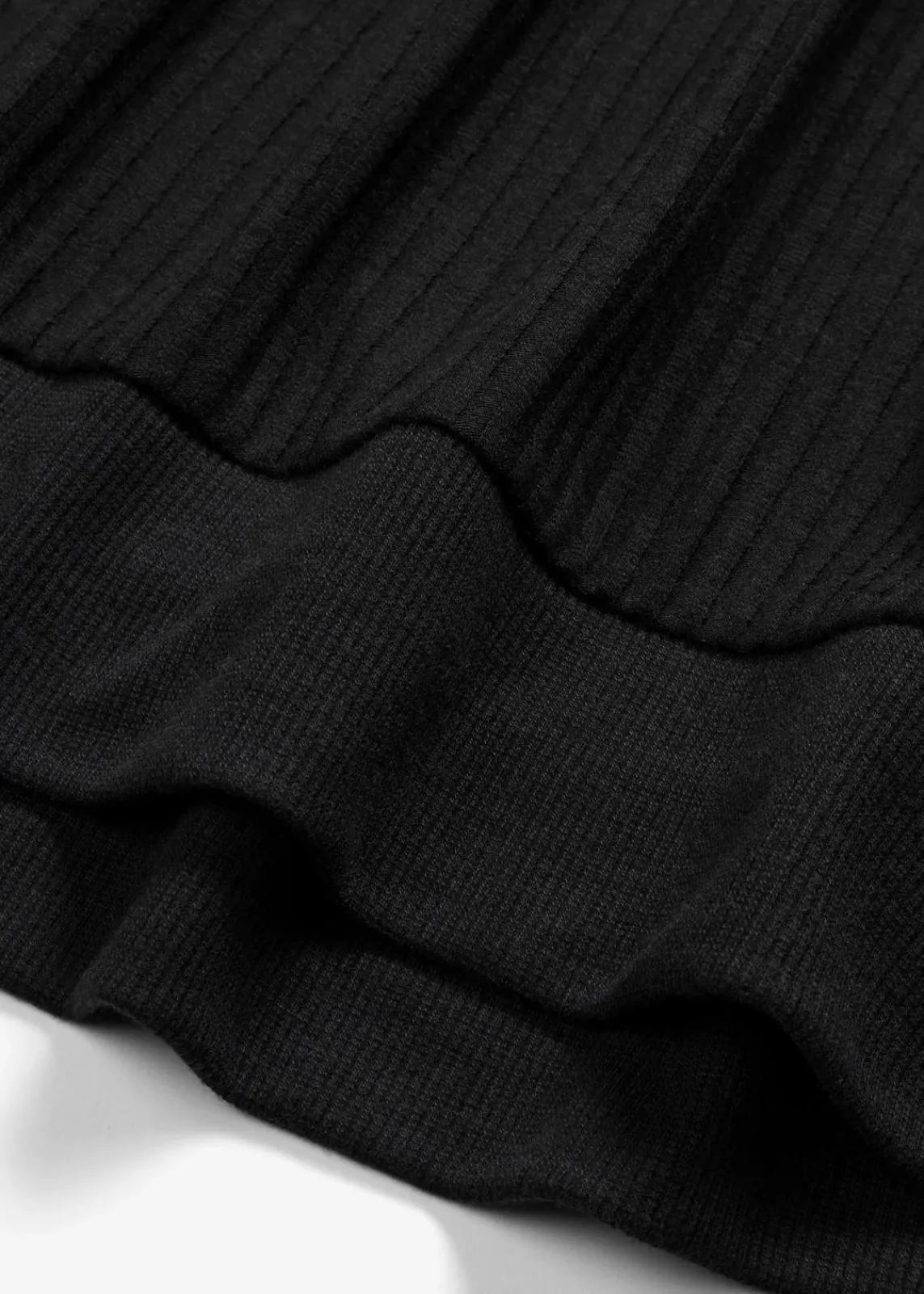 bonprix Shirts & Tops^Rippshirt mit Fledermausärmeln schwarz