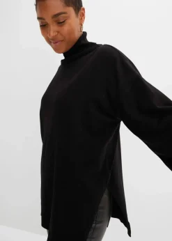 bonprix Bekleidung·Umstandsmode|Bekleidung·Jeans^Rollkragenpullover aus Viskose-Mix schwarz