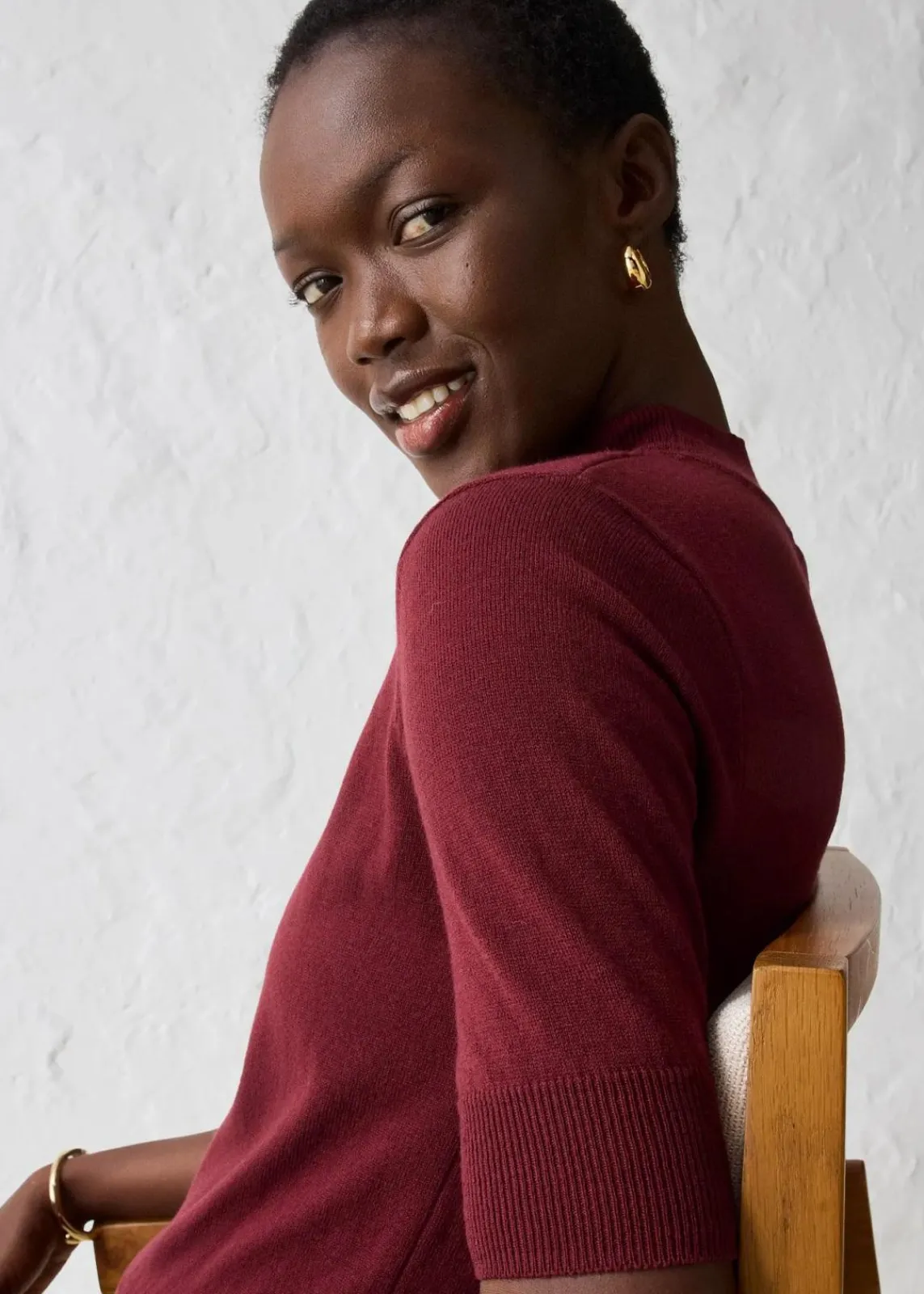 bonprix Pullover & Strickjacken|Strickmode^Rollkragenpullover aus weichem Woll-Mix ahornrot