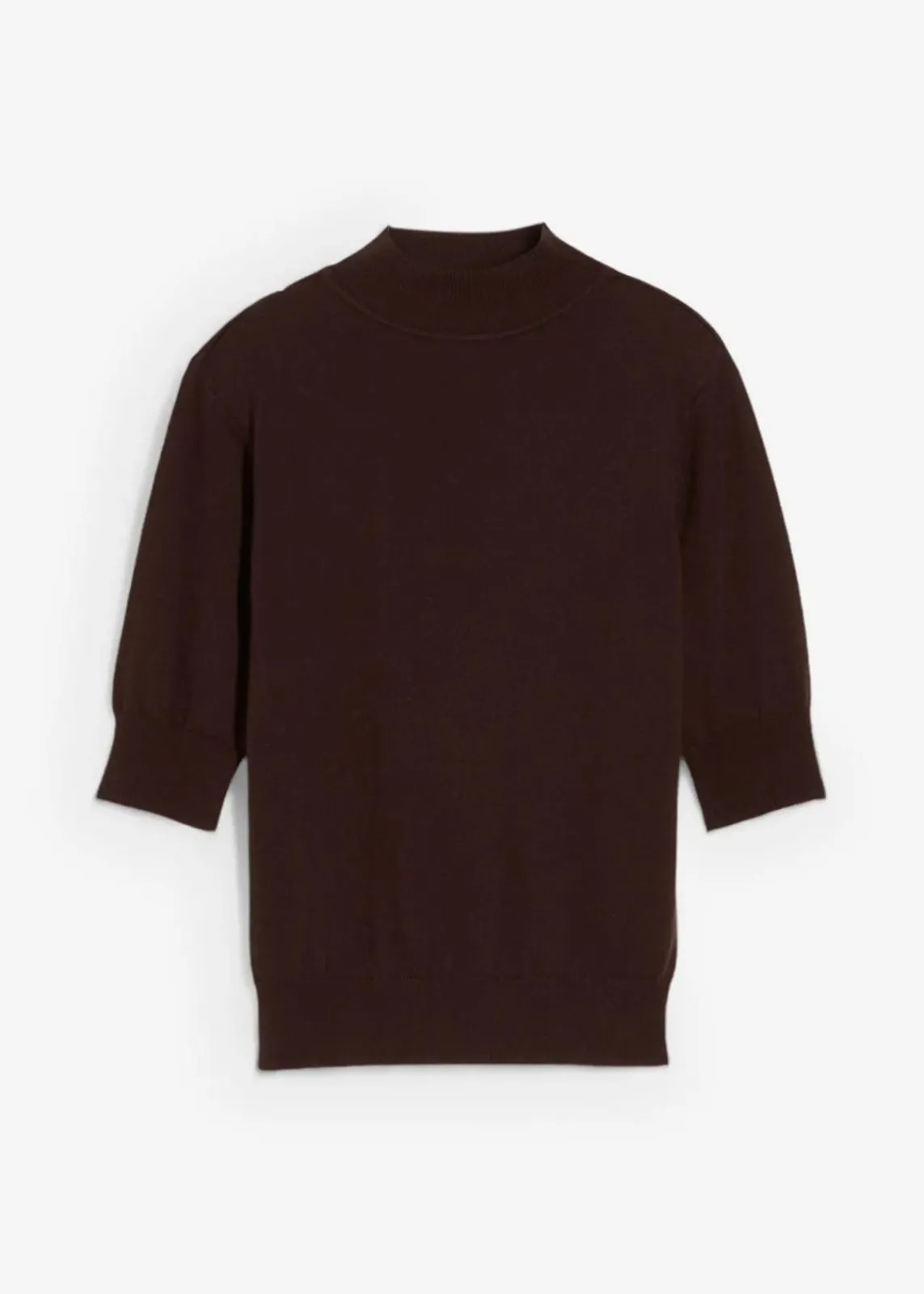 bonprix Bekleidung·Umstandsmode|Bekleidung·Jeans^Rollkragenpullover aus weichem Woll-Mix dunkelbraun