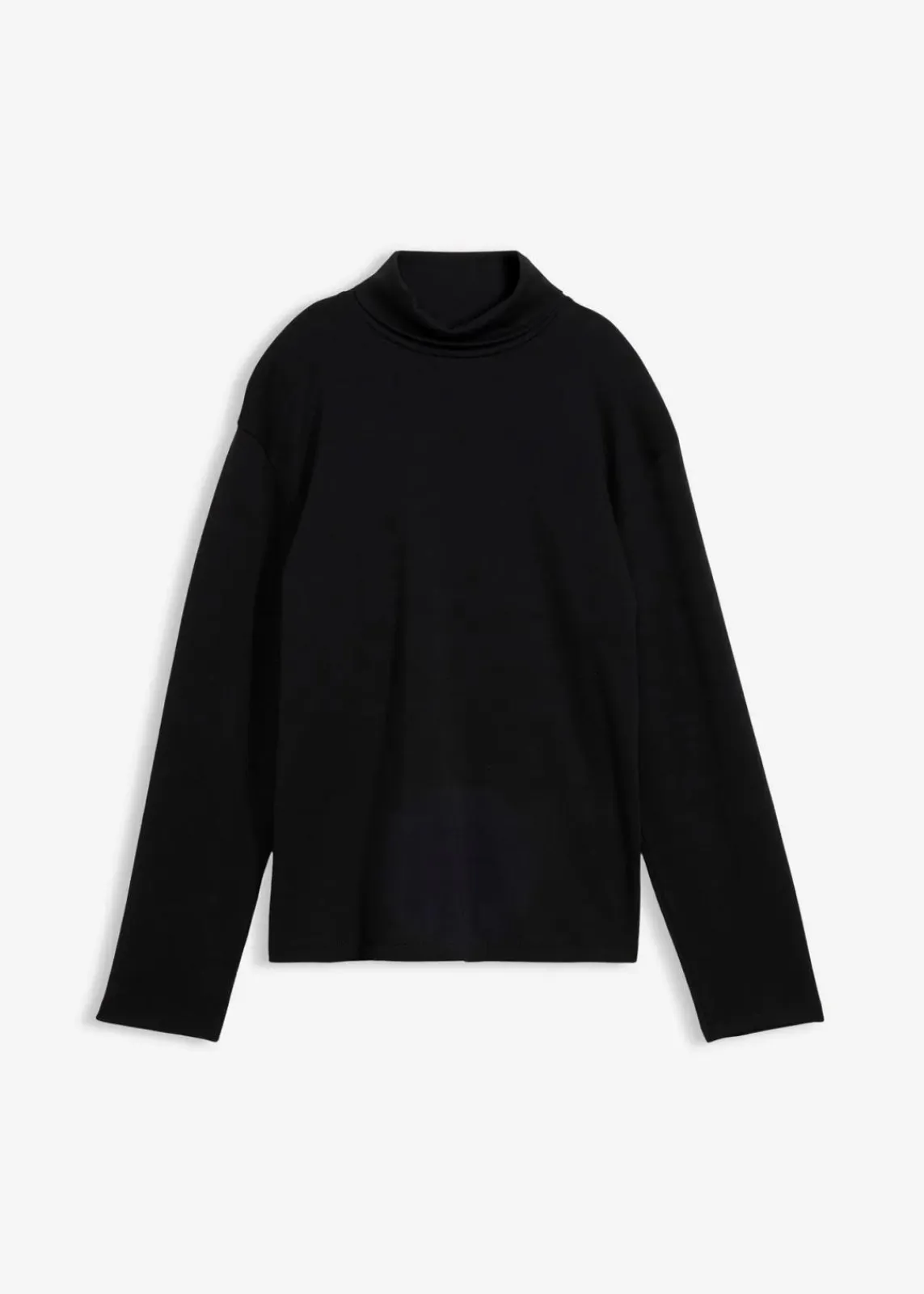 bonprix Shirts & Tops^Rollkragenshirt aus reiner Bio-Baumwolle schwarz