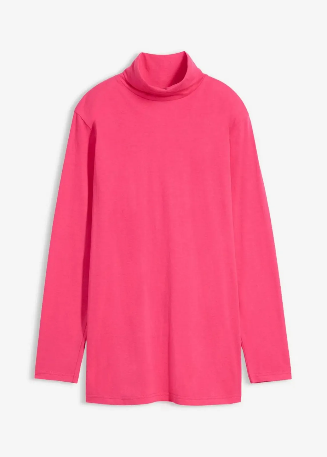 bonprix Shirts & Tops|Basics^Rollkragenshirt aus reiner Bio-Baumwolle pinklady